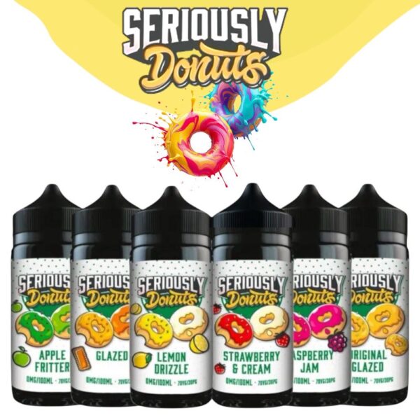 SERIOUSLY DONUTS - 100ML - INC 2 FREE NIC SHOTS!!