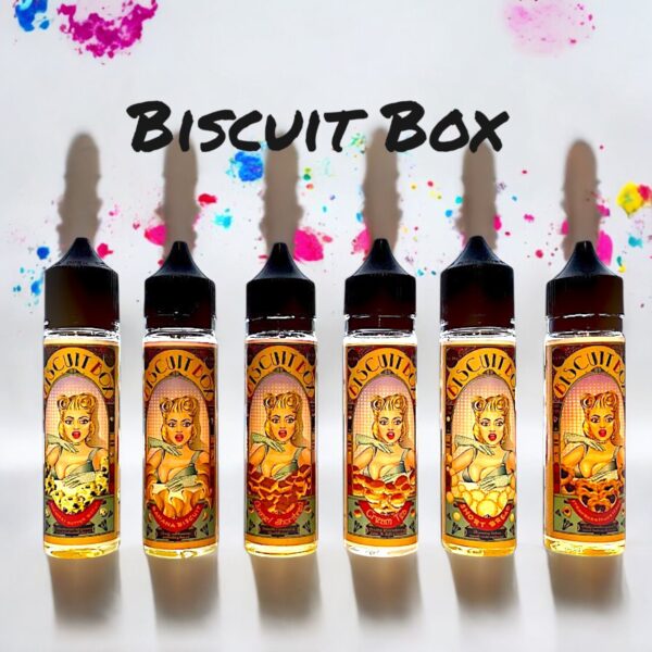 BISCUIT BOX - 50 ML- INC FREE NIC SHOT!!