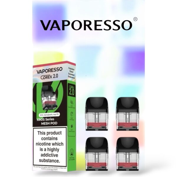VAPORESSO XROS COREX REPLACEMENT PODS - 0.4 / 0.6 / 0.8 ohm