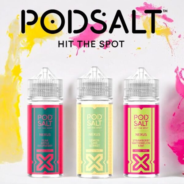 POD SALT - 100ML - INC 2 FREE NIC SHOTS!!