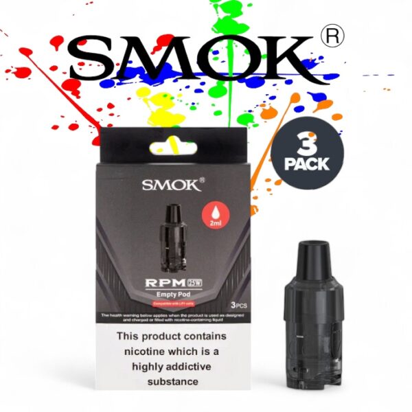 SMOK - RPM 25 WATTS - EMPTY POD - PACK OF THREE