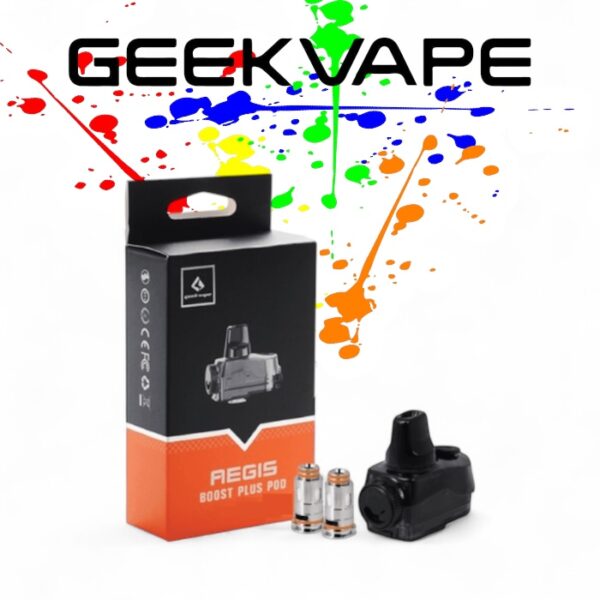 GEEKVAPE - AEGIS BOOST PLUS POD - INCLUDING COILS