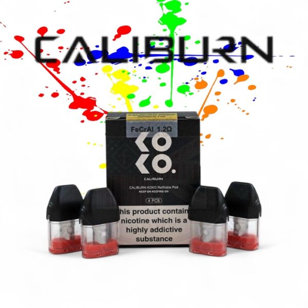 CALIBURN KOKO REPLACEMENT POD - 4 PACK - 1.2 OHM